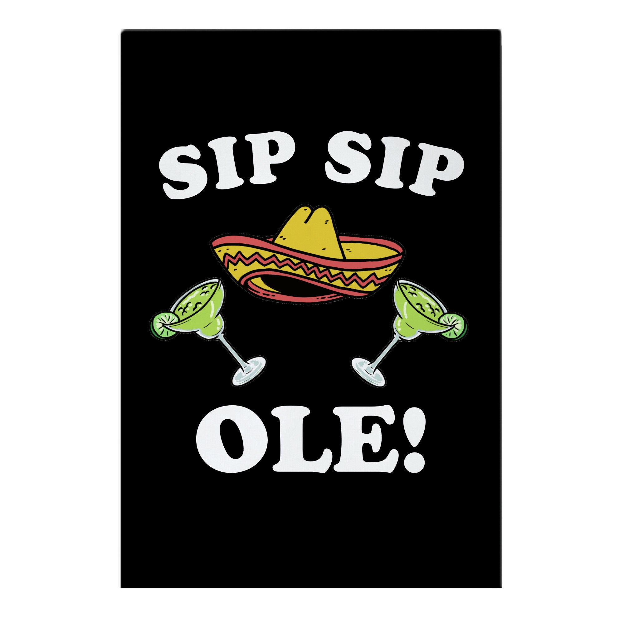 Sip Sip Ole Garden Flag